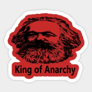 King of Anarchy Marx Sticker
